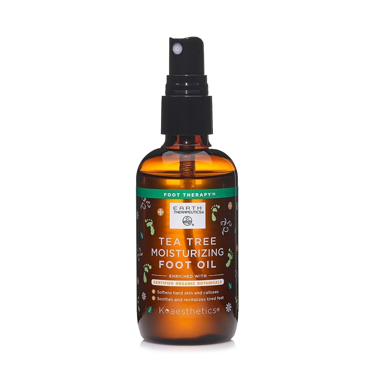 Earth Therapeutics Tea Tree Moisturizing Foot Oil - 3.38 oz Avelisse