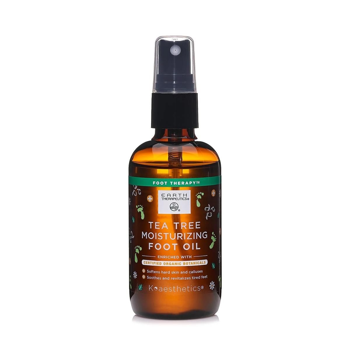 Earth Therapeutics Tea Tree Moisturizing Foot Oil - 3.38 oz Avelisse