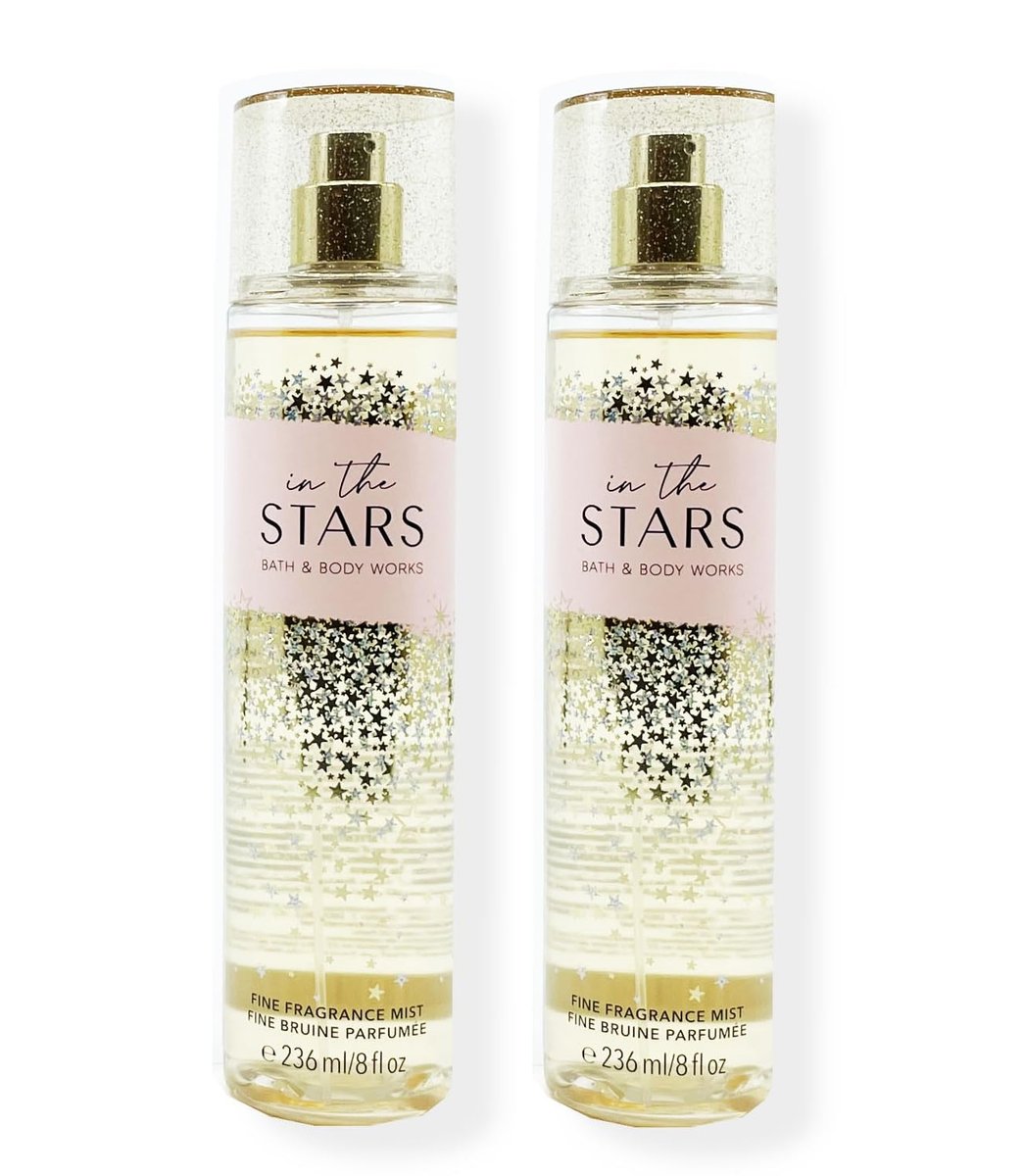 Bath & Body Works In the Stars Fine Fragrance Body Mist Gift Set - Value Pack of 2 (8 fl oz each) Avelisse