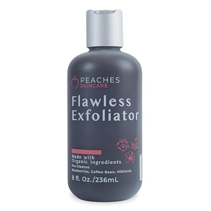 Vegan Face Exfoliator Scrub – Gentle Daily Facial Scrub with Blueberry, Coffee Bean, and Vitamin C – Face Exfoliant for Smooth, Radiant Skin – Flawless Exfoliator (8 oz) Avelisse