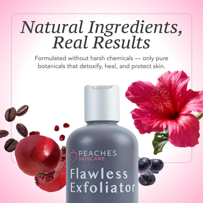 Vegan Face Exfoliator Scrub – Gentle Daily Facial Scrub with Blueberry, Coffee Bean, and Vitamin C – Face Exfoliant for Smooth, Radiant Skin – Flawless Exfoliator (8 oz) Avelisse