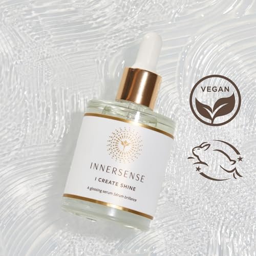 INNERSENSE Organic Beauty I Create Shine Glossing Serum - Non-Toxic, Cruelty-Free Clean Haircare (1.7 fl oz) Avelisse