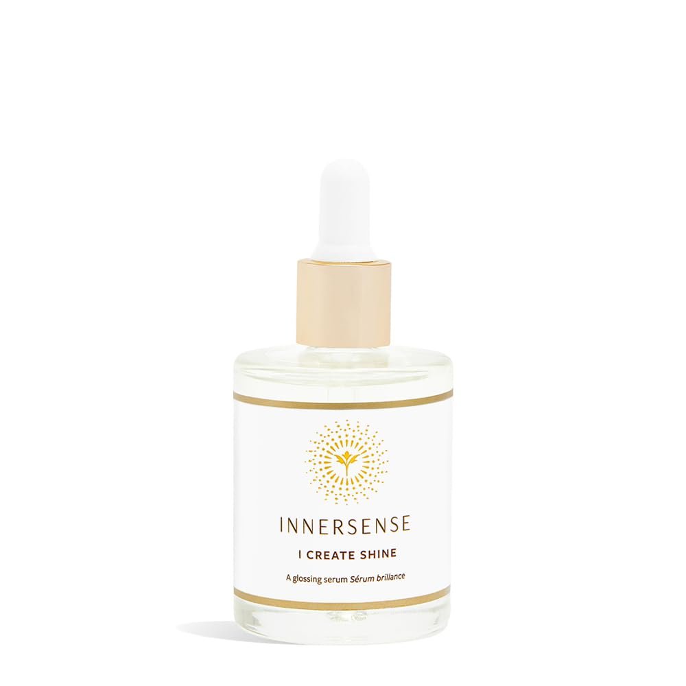 INNERSENSE Organic Beauty I Create Shine Glossing Serum - Non-Toxic, Cruelty-Free Clean Haircare (1.7 fl oz) Avelisse