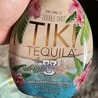 Tan ASZ U Tiki Tequila 400X Double Shot Ultra Plateau-Busting Bronzer with Agave Extracts & Tattoo Enhancing Complex – 13.5 oz Superbronzer Lotion Avelisse