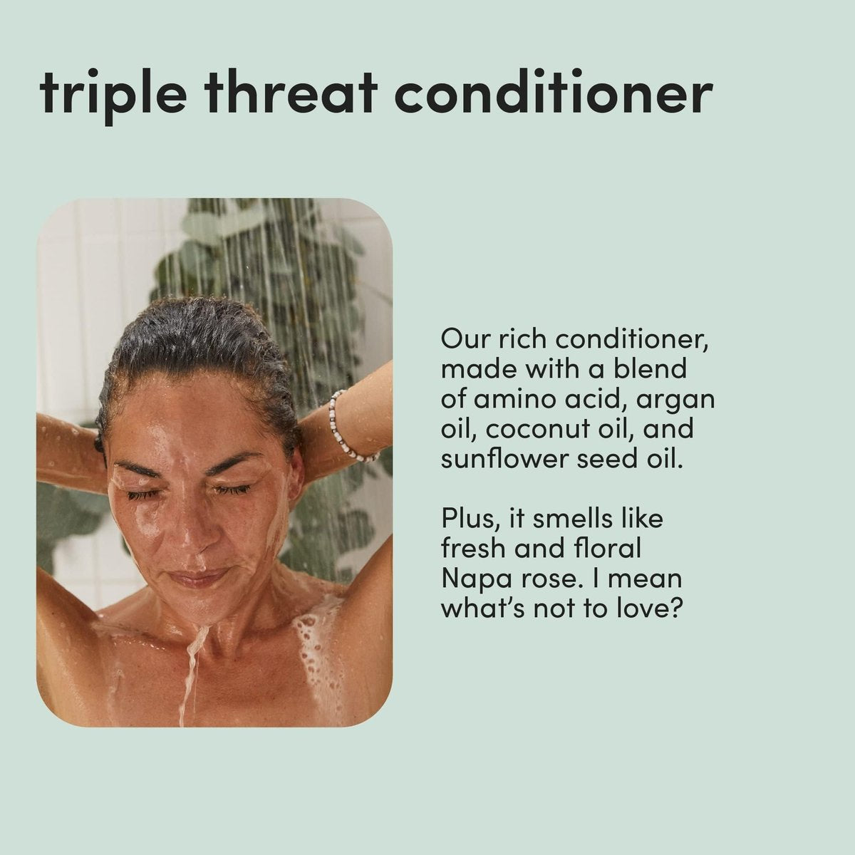 Hers Triple Threat Shampoo & Conditioner Set - Biotin, Saw Palmetto, & Pumpkin Seed Oil for Thickening & Hydration - Color-Safe, Paraben-Free, Vegan - Napa Rose Scent - 6.4 Fl Oz Each Avelisse
