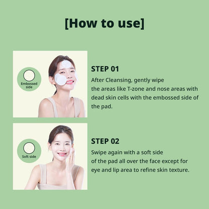 METAFORET Black Lemon Peeling Toner Pad - 60 Facial Exfoliating Pads for Gentle Dead Skin Cell Removal & Moisture Boost