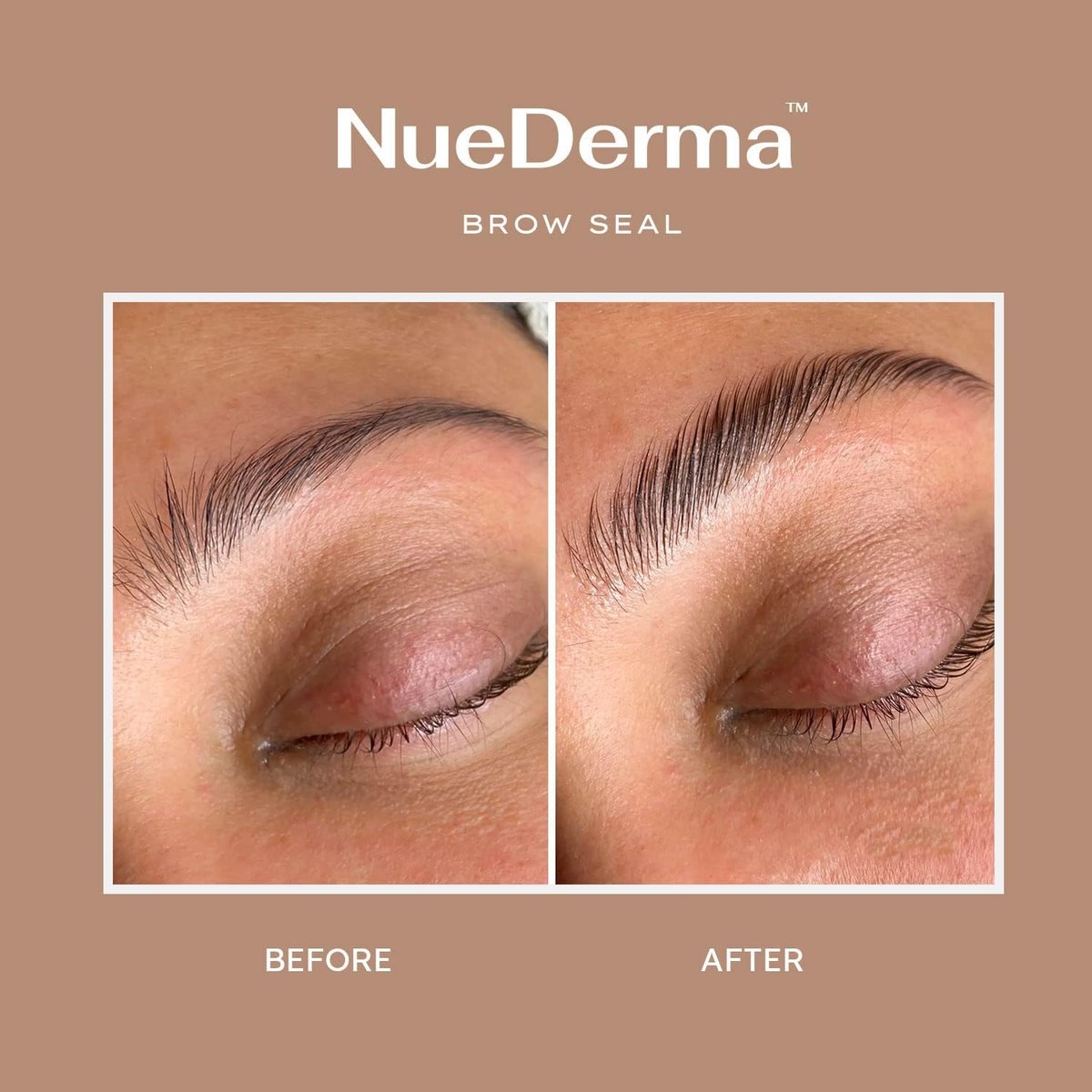 NueDerma Brow Seal with Castor Oil - Clear Eyebrow Gel, Waterproof Eyebrow Makeup, Styling Wax for Feathered & Fluffy Brows, 1 OZ - görsel 9