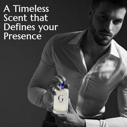 PB ParfumsBelcam G Eau Blue Eau de Toilette Spray – Men’s Cologne, Long-Lasting Summer Fragrance 3.4 Fl Oz