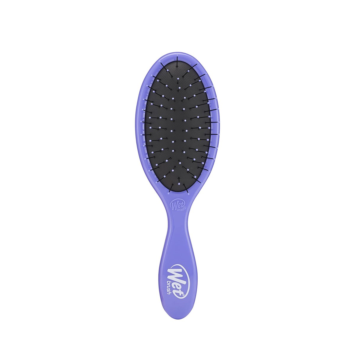 Wet Brush Custom Care Thin Hair Detangler - Purple, Nylon Bristles, Gentle on Fine Hair - görsel 1