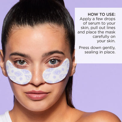 Pacifica Reusable Silicone Under Eye Mask – Cooling Gel Mask for Fine Lines, Dark Circles & Puffiness – Vegan & Cruelty-Free – 2 Pieces with Storage Tin