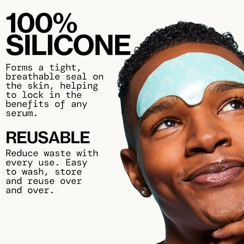 Pacifica Reusable Brow Mask – 100% Silicone Forehead Wrinkle Patch for Brow Lift, Anti-Wrinkle Pad Smooths Frown Lines, Vegan & Cruelty-Free, 1 Piece - görsel 4