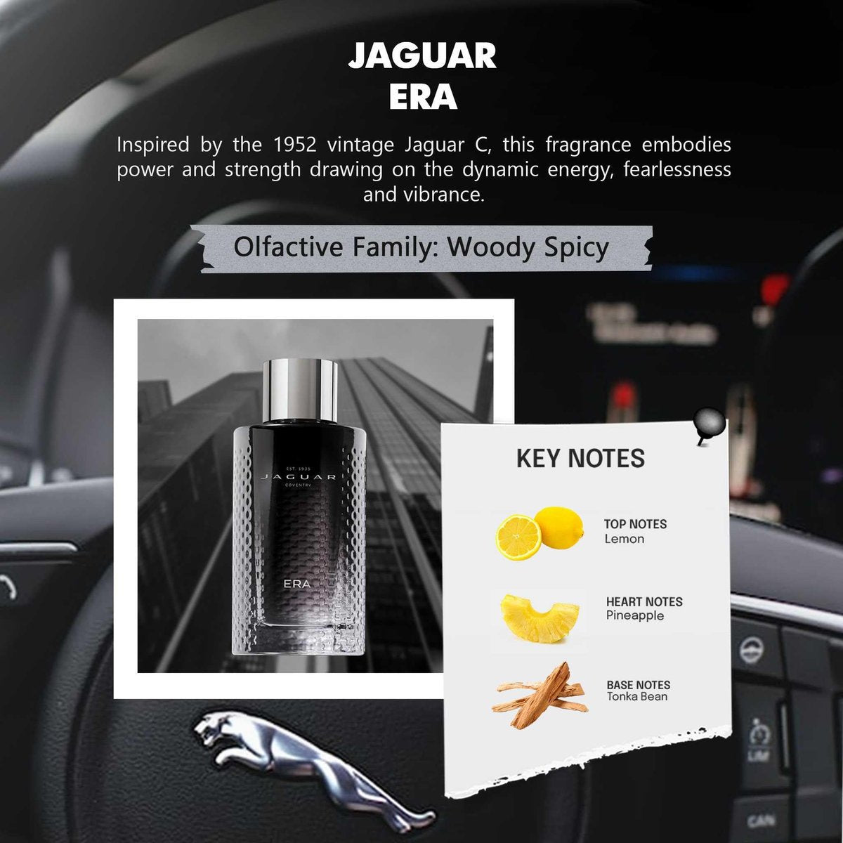 JAGUAR Era EDT Spray for Men - 3.4 oz Eau de Toilette - görsel 9