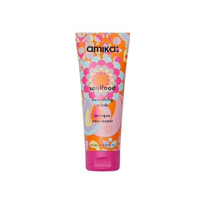 Amika Soulfood Nourishing Mask - 3.3 Fl Oz | Hydrating Hair Mask for Dry, Damaged, and Curly Hair Avelisse
