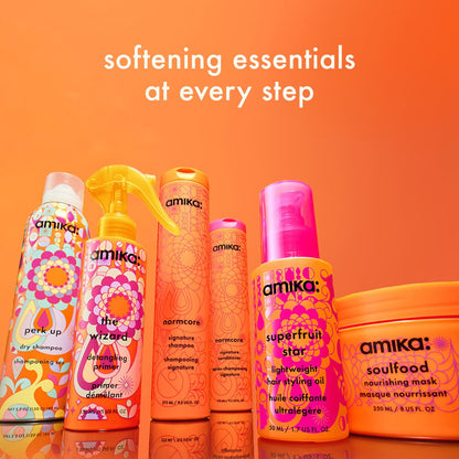 Amika Soulfood Nourishing Mask - 3.3 Fl Oz | Hydrating Hair Mask for Dry, Damaged, and Curly Hair Avelisse