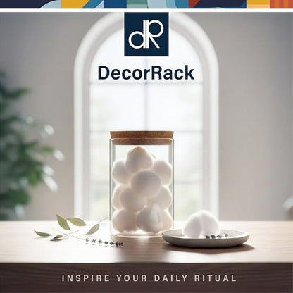 DecorRack 3000 Mini Cotton Balls Bulk Pack for Makeup Removal, Nail Polish, Applying Lotion or Powder - 100% Natural Cotton, Soft and Absorbent (3000 Count) Avelisse
