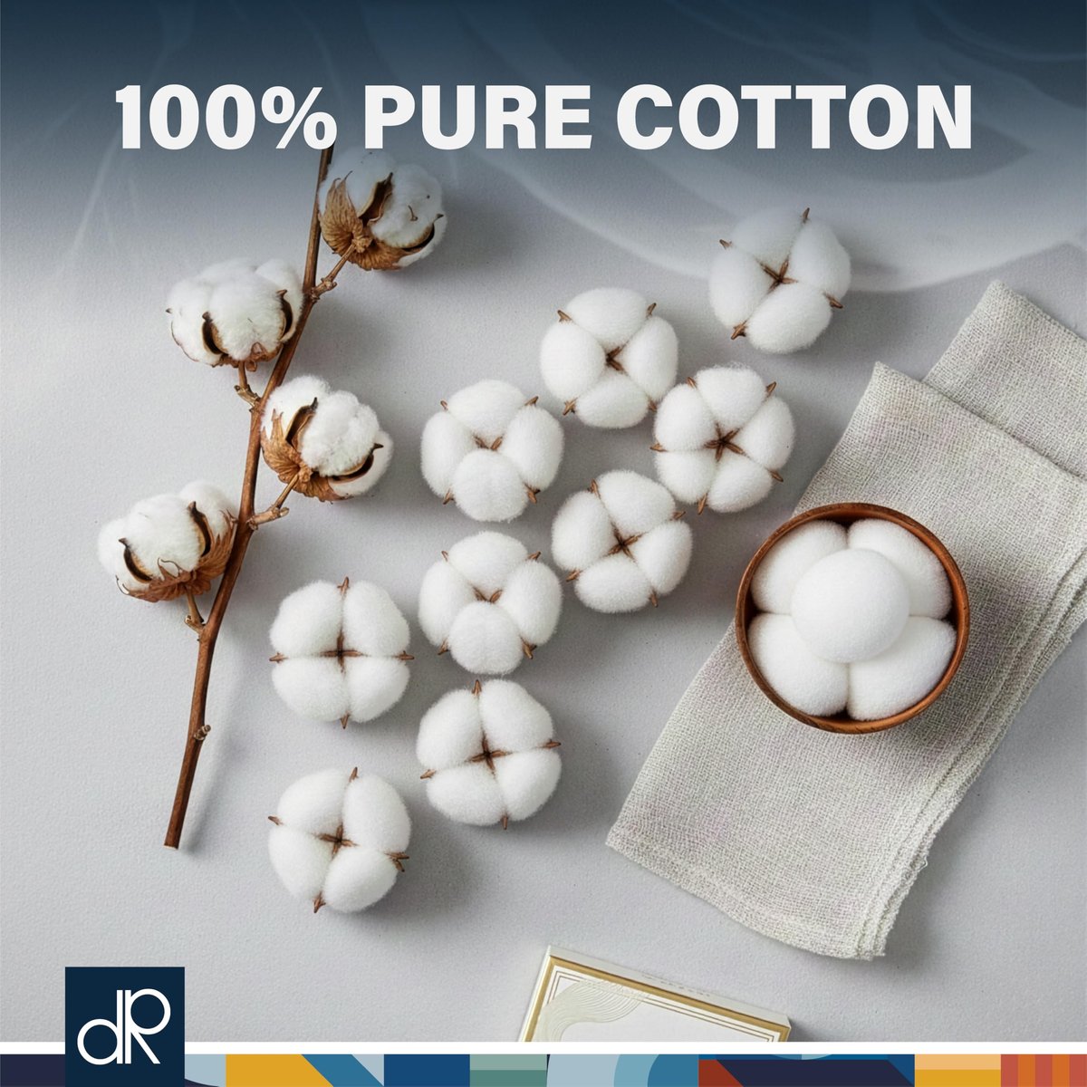 DecorRack 3000 Mini Cotton Balls Bulk Pack for Makeup Removal, Nail Polish, Applying Lotion or Powder - 100% Natural Cotton, Soft and Absorbent (3000 Count) Avelisse