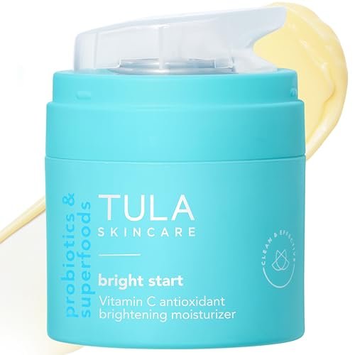 TULA Bright Start Vitamin C Antioxidant Brightening Moisturizer - Lightweight Gel Cream for Radiant Skin Avelisse