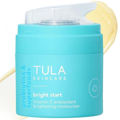 TULA Bright Start Vitamin C Antioxidant Brightening Moisturizer - Lightweight Gel Cream for Radiant Skin Avelisse