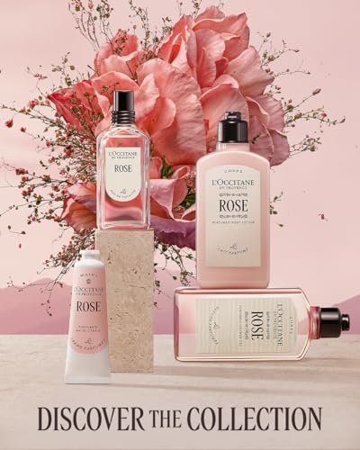 L'Occitane Rose Body Lotion – Moisturizing Shea Butter Body Cream with Romantic Rose Fragrance, 8 oz Avelisse