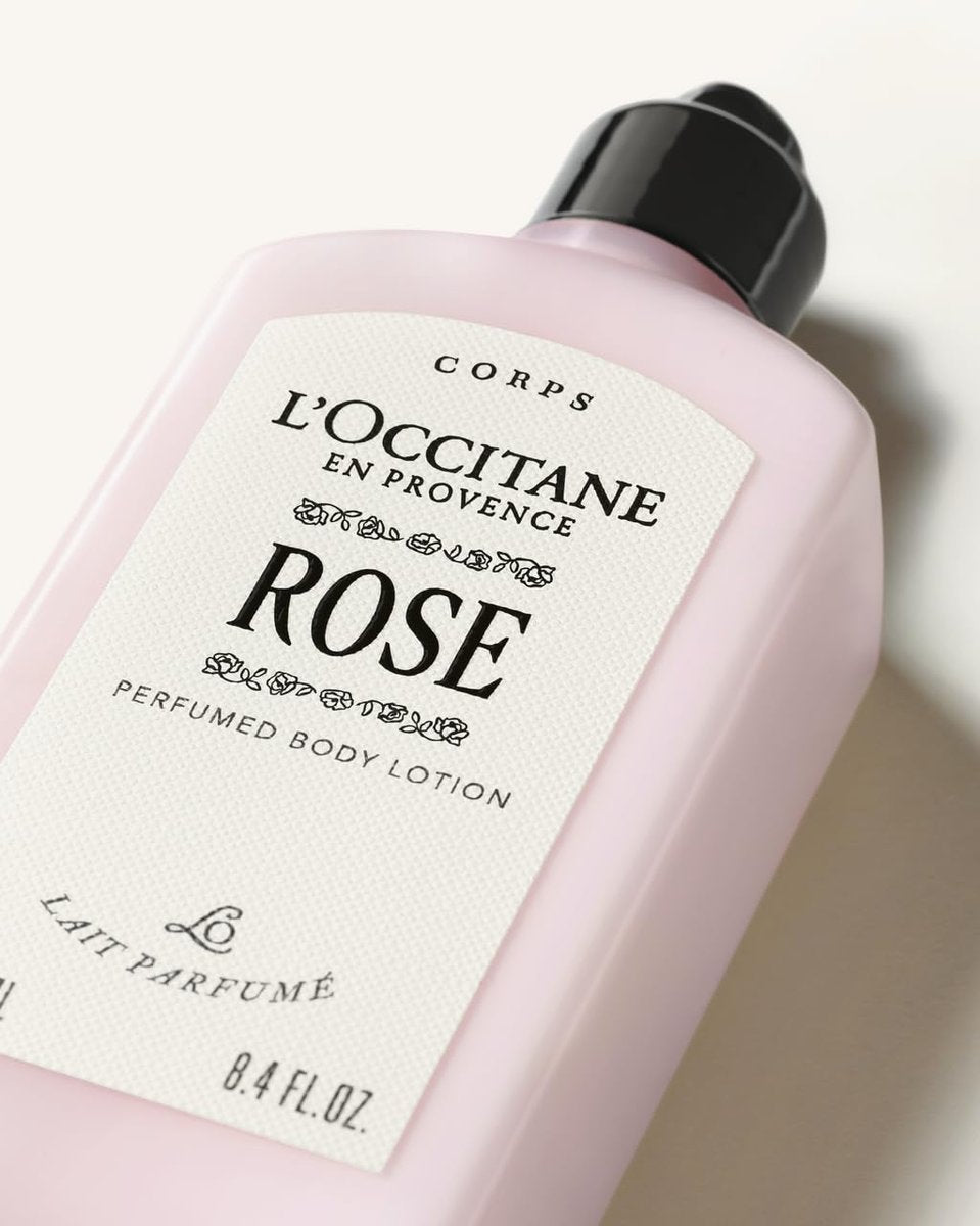 L'Occitane Rose Body Lotion – Moisturizing Shea Butter Body Cream with Romantic Rose Fragrance, 8 oz Avelisse