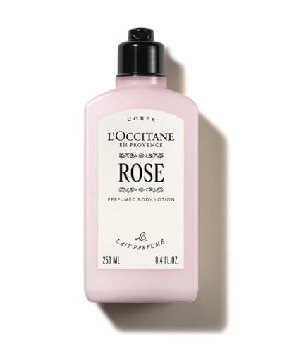 L'Occitane Rose Body Lotion – Moisturizing Shea Butter Body Cream with Romantic Rose Fragrance, 8 oz Avelisse