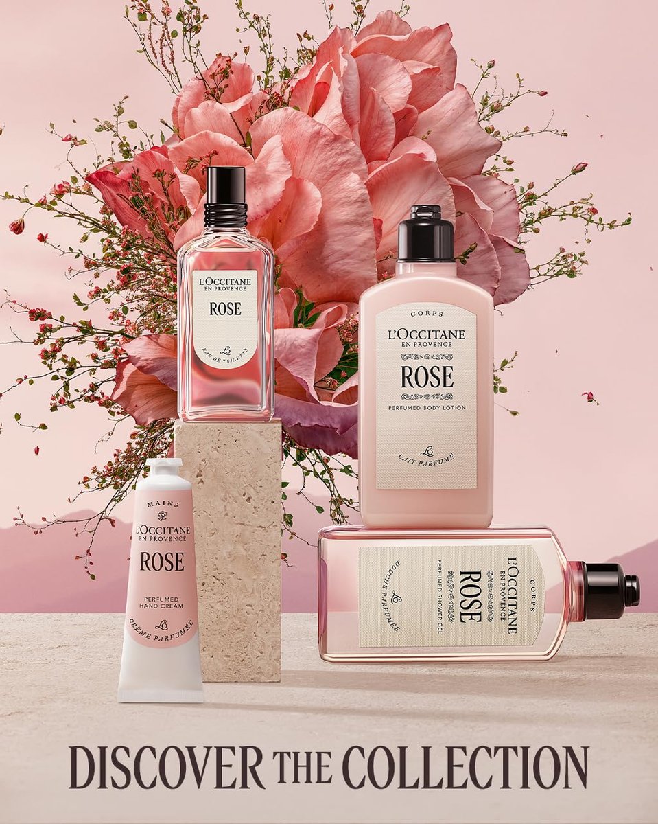 L'Occitane Rose Body Lotion – Moisturizing Shea Butter Body Cream with Romantic Rose Fragrance, 8 oz Avelisse