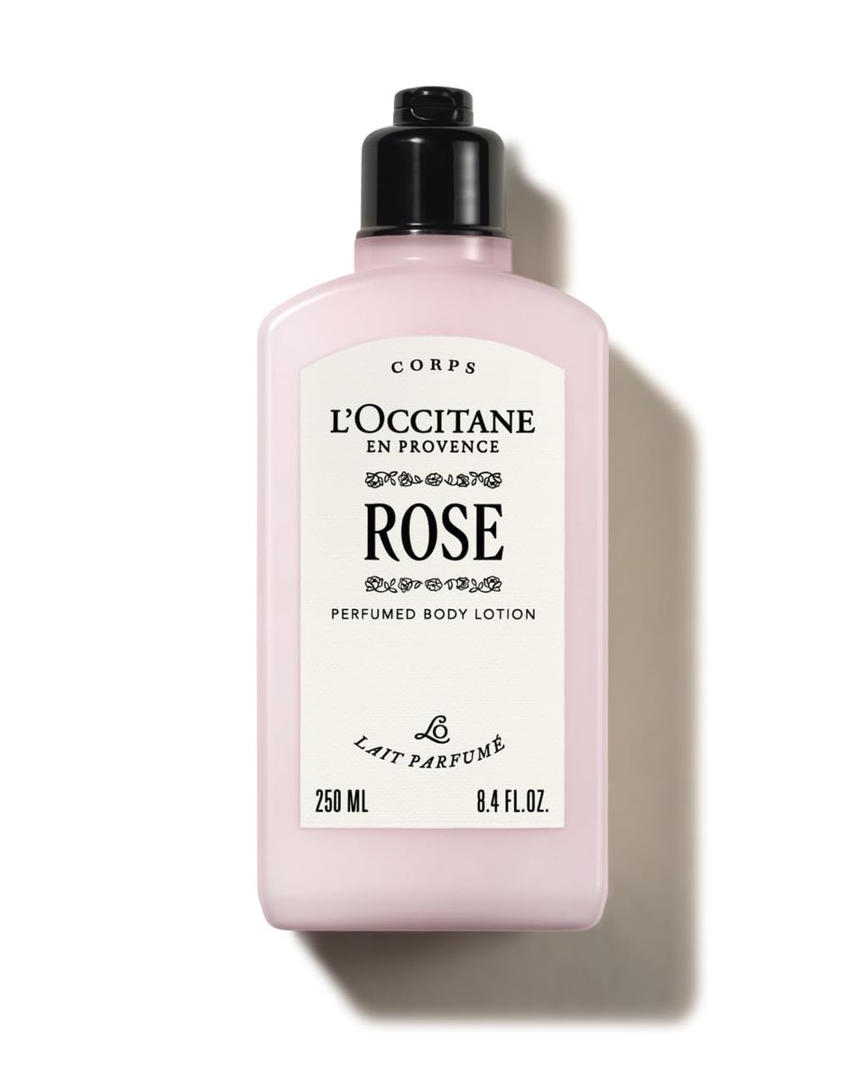 L'Occitane Rose Body Lotion – Moisturizing Shea Butter Body Cream with Romantic Rose Fragrance, 8 oz Avelisse