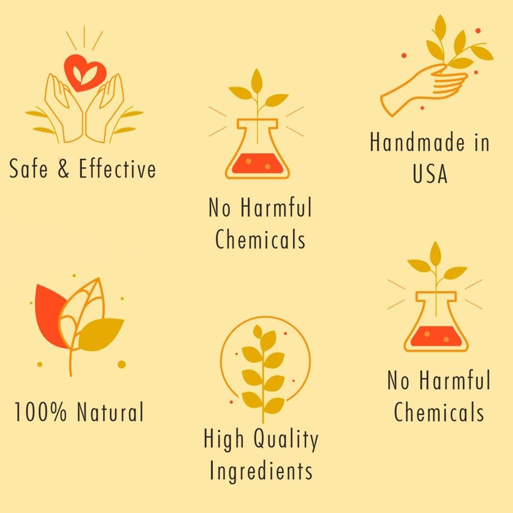 Natrulo 10% Sulfur Soap Cleansing Bar for Face & Body – All Natural Acne Treatment with Lemongrass, Tea Tree Oil & Vitamin E – Made in USA (4 oz, Pack of 2) - görsel 6