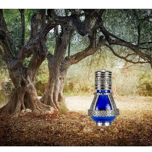 3 Arches USA Spikenard Anointing Prayer Oil in Reusable Blue Cobalt Glass Vial, 0.24 fl oz (7 ml) Avelisse