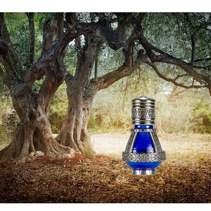3 Arches USA Spikenard Anointing Prayer Oil in Reusable Blue Cobalt Glass Vial, 0.24 fl oz (7 ml) Avelisse