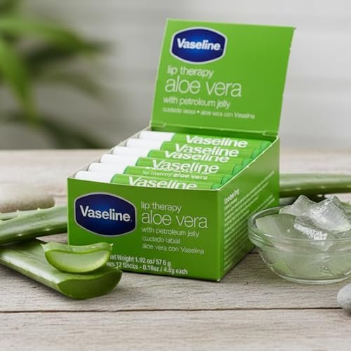 Vaseline Lip Therapy Aloe Vera Lip Balm - 12 Pack - görsel 9