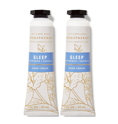 Bath & Body Works Lavender Vanilla Hydrating Hand and Body Cream 1 Fl Oz 2-Pack Avelisse