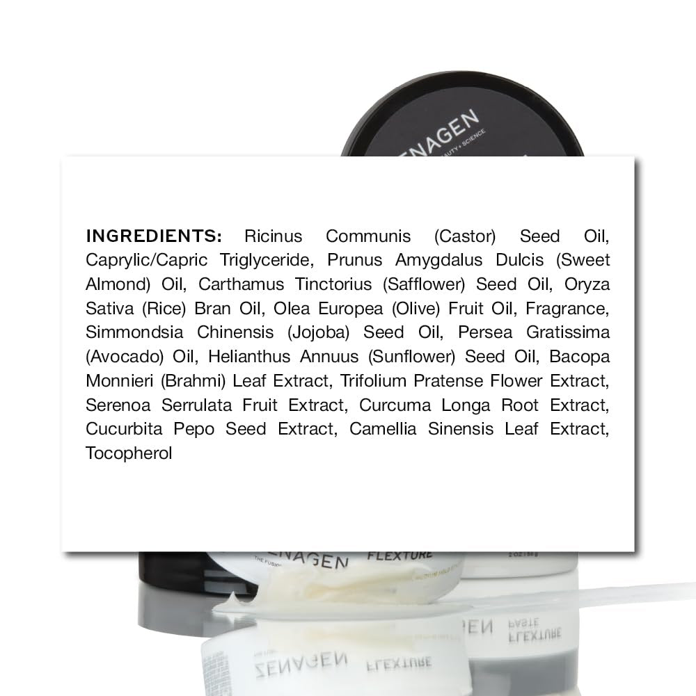 ZENAGEN Flexture Paste | Matte Finish, Medium Hold Styler, Microfiber Formula with Geranium Extract + Aloe Leaf Juice, Vegan, Plant-Based, All Hair Types, 2 oz Avelisse