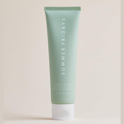 Summer Fridays Super Amino Gel Facial Cleanser – Gentle pH-Balanced Face Wash & Makeup Remover, Calms Irritation, Hydrates & Nourishes Skin, 5 Fl Oz Avelisse