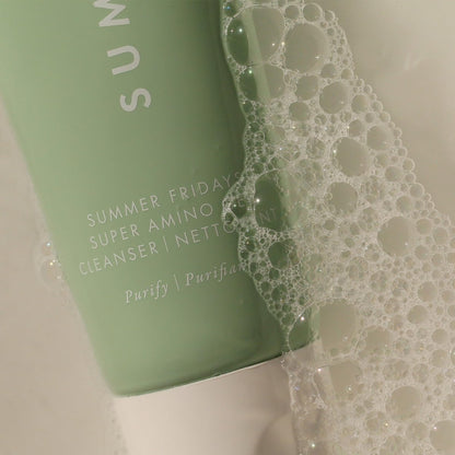 Summer Fridays Super Amino Gel Facial Cleanser – Gentle pH-Balanced Face Wash & Makeup Remover, Calms Irritation, Hydrates & Nourishes Skin, 5 Fl Oz Avelisse
