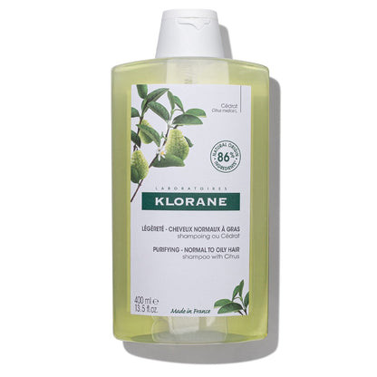 Klorane Purifying Shampoo with Citrus – Clarifying & Detoxifying Shampoo for Hair & Scalp, Removes Buildup, Sulfate-Free, 13.5 fl oz Avelisse