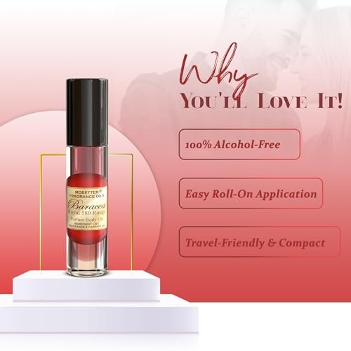 MOBETTER FRAGRANCE OILS Baracca Royal 580 Rouge 0.33 Oz Perfume Fragrance Body Oil for Unisex - görsel 8