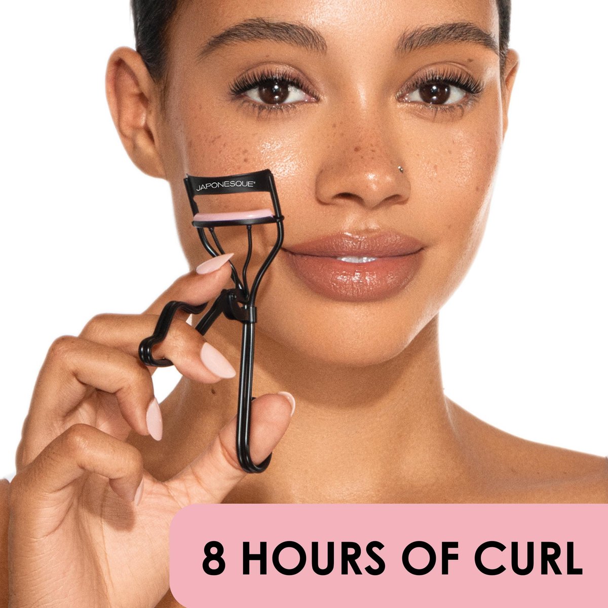 JAPONESQUE Professional Volumizing Lash Curler – Long-Lasting Curl for Natural & False Lashes, Fits Most Eye Shapes & Large Eyes, Includes 1 Refill Pad - görsel 15