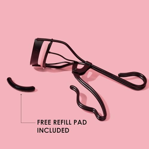 JAPONESQUE Professional Volumizing Lash Curler – Long-Lasting Curl for Natural & False Lashes, Fits Most Eye Shapes & Large Eyes, Includes 1 Refill Pad - görsel 10