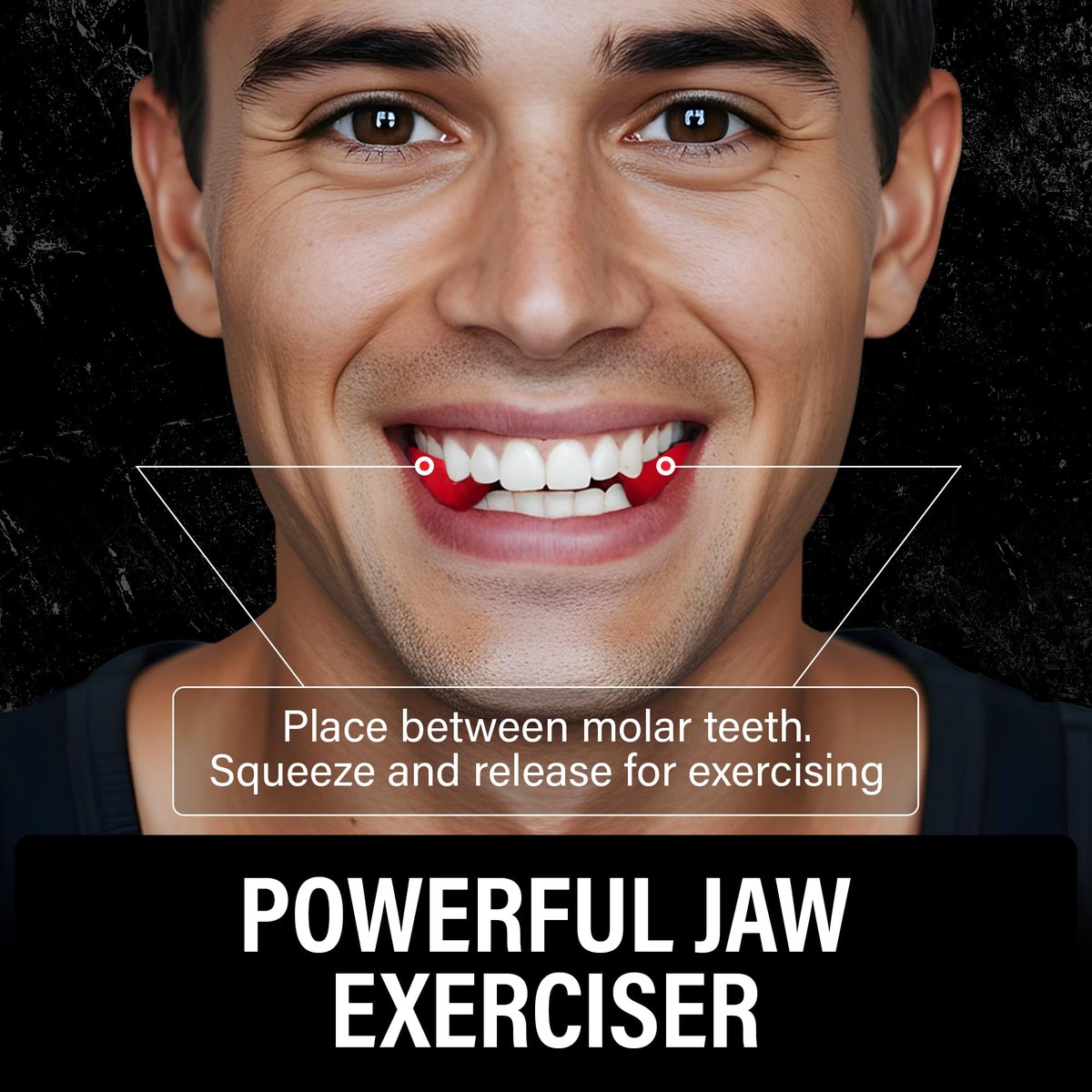 NEW VERSION Jaw Exerciser for Men and Women | 4 Resistance Levels Powerful Jaw Trainer Set | Defines Jawline & Tones the Face | Helps Reduce Double Chin Avelisse