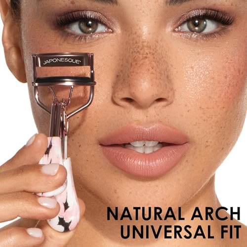 JAPONESQUE Comfort Grip Eyelash Curler – Universal Fit for Natural & False Lashes, Long-Lasting Curl (Limited Edition Pink) - görsel 6