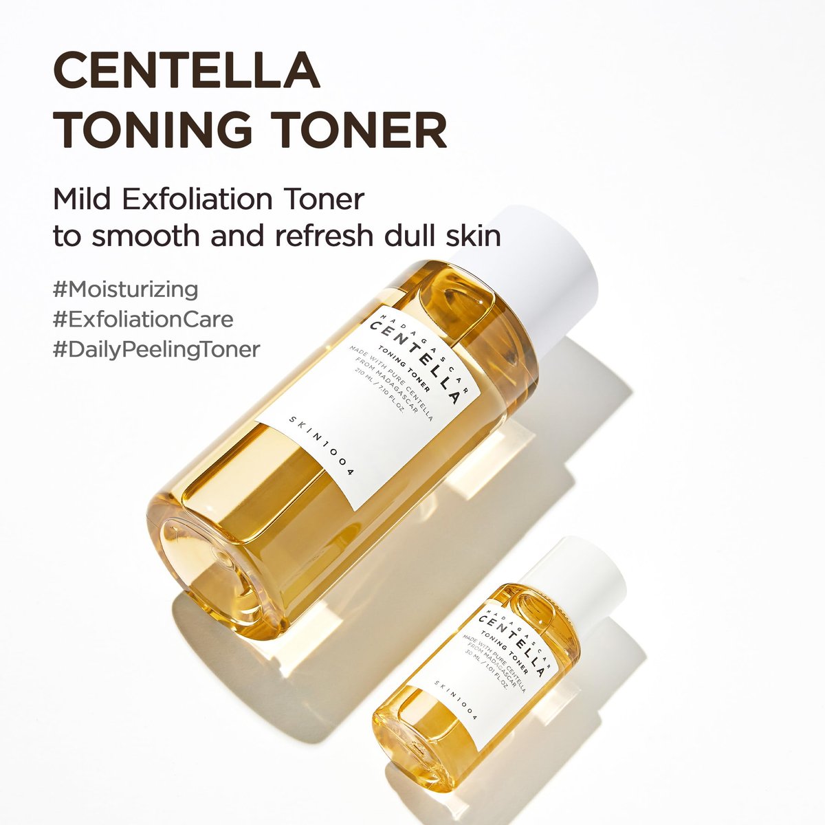 SKIN1004 Centella Travel Kit - Korean Skincare Set with Toner, Moisturizer, Serum, Cleansing Oil & Cleanser - Travel Size for Sensitive Skin Avelisse