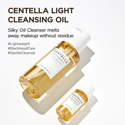 SKIN1004 Centella Travel Kit - Korean Skincare Set with Toner, Moisturizer, Serum, Cleansing Oil & Cleanser - Travel Size for Sensitive Skin Avelisse