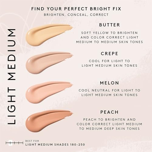 Fenty Beauty by Rihanna Bright Fix Eye Brightener Concealer - 04 Crepe - görsel 7