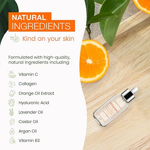 Natural Chemist Vitamin C Serum With Collagen - Dermatologist Tested, Skin Brightening, Anti-Aging, Acne Treatment, Fades Dark Spots, Cruelty Free Korean Skin Care For All Skin Types - 1.69 oz - görsel 12