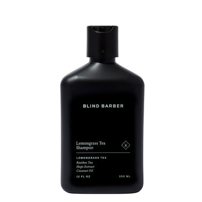 Blind Barber Lemongrass Tea Daily Clarifying Shampoo for Men - Sulfate-Free Thickening Shampoo with Minty Scent, Deep Cleansing Hair Wash Removes Build-Up (12 oz) Avelisse