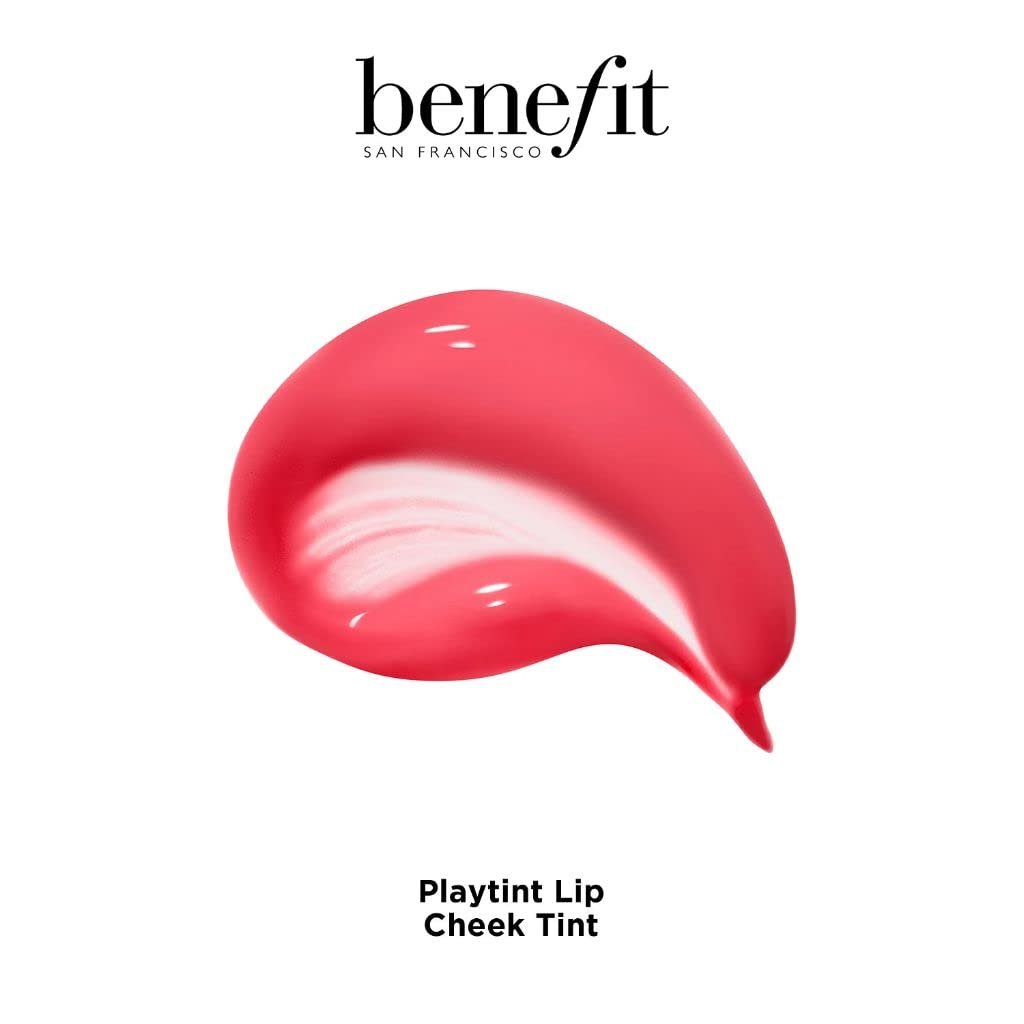 Benefit Playtint Pink Lemonade Tinted Lip and Cheek Stain - 0.2 oz Long-Lasting Watercolor Blush Avelisse