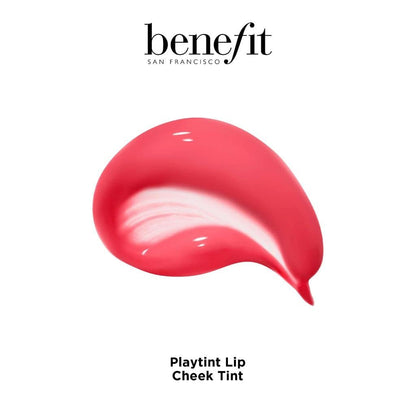 Benefit Playtint Pink Lemonade Tinted Lip and Cheek Stain - 0.2 oz Long-Lasting Watercolor Blush Avelisse