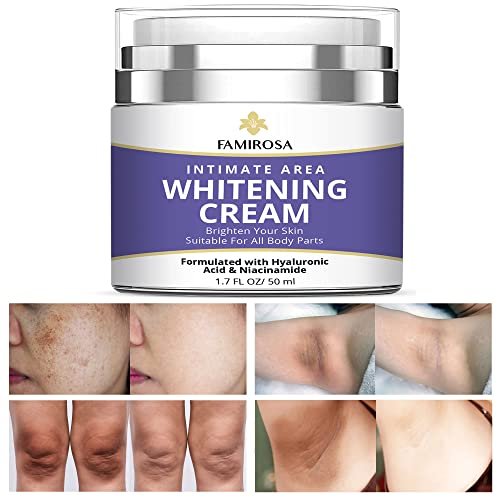 FAMIROSA Intimate Area Dark Spot Corrector - Underarm Cream for Armpit, Knees, Elbows, Inner Thigh, Private Parts - Intimate Skin Cream 50 ml Avelisse
