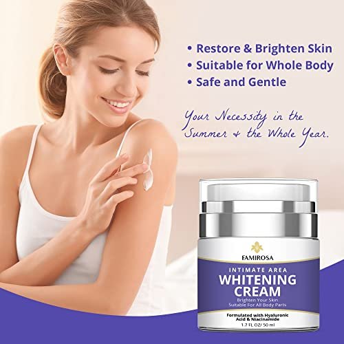FAMIROSA Intimate Area Dark Spot Corrector - Underarm Cream for Armpit, Knees, Elbows, Inner Thigh, Private Parts - Intimate Skin Cream 50 ml Avelisse
